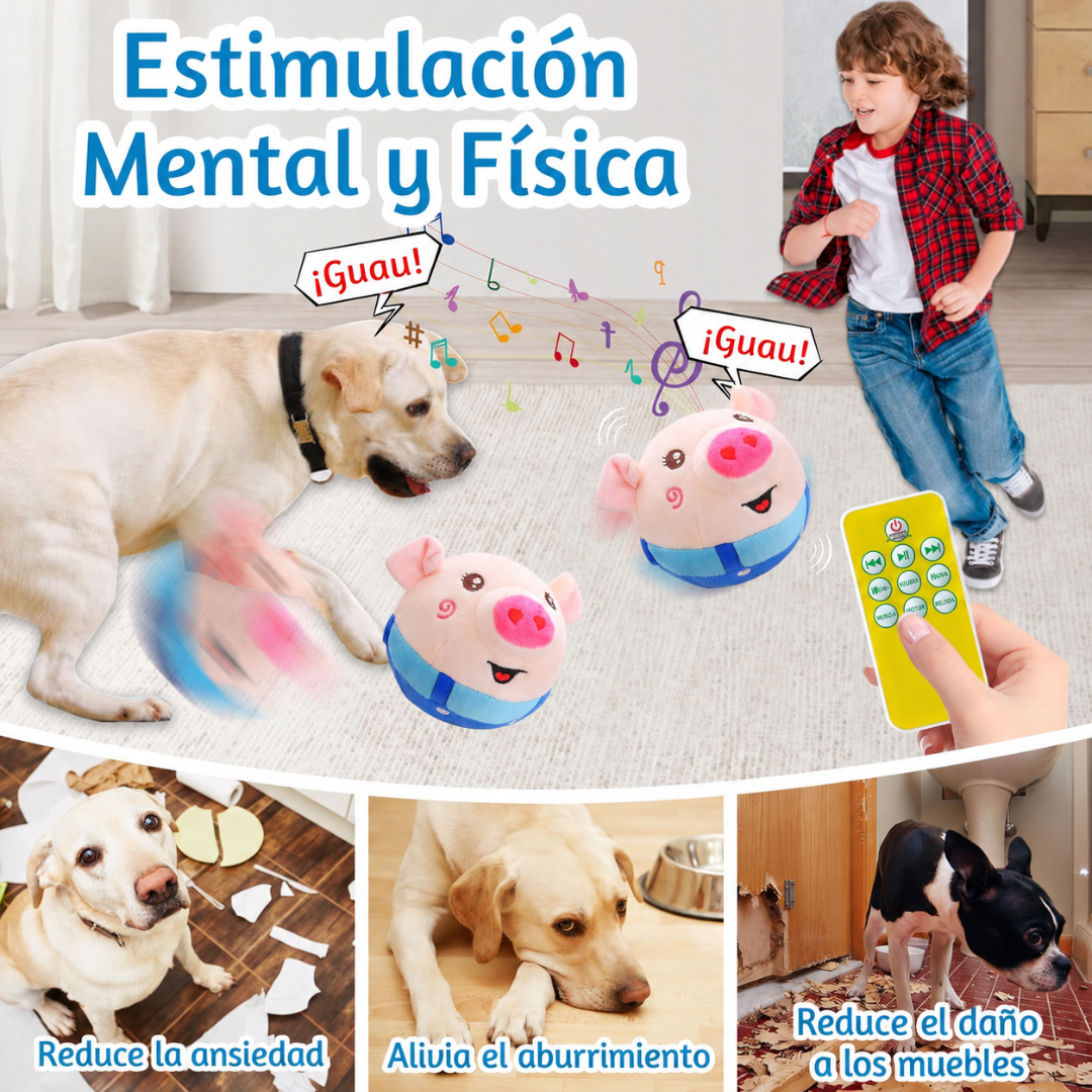 Peluche interactivo para mascotas
